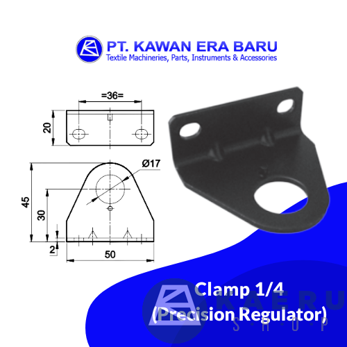 clamp 1/4 precision regulator janatics
