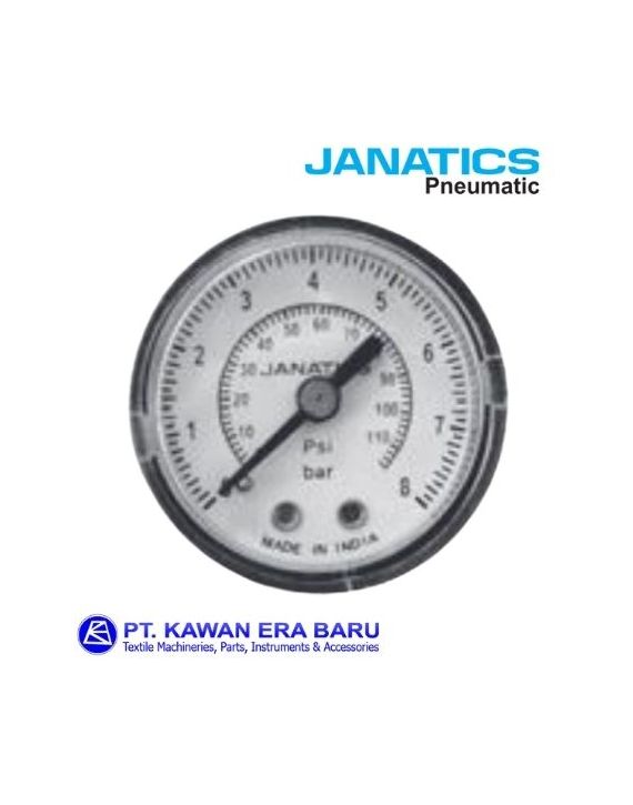 Pressure gauge (Precision) R1/8 -8 Bar, Dia40